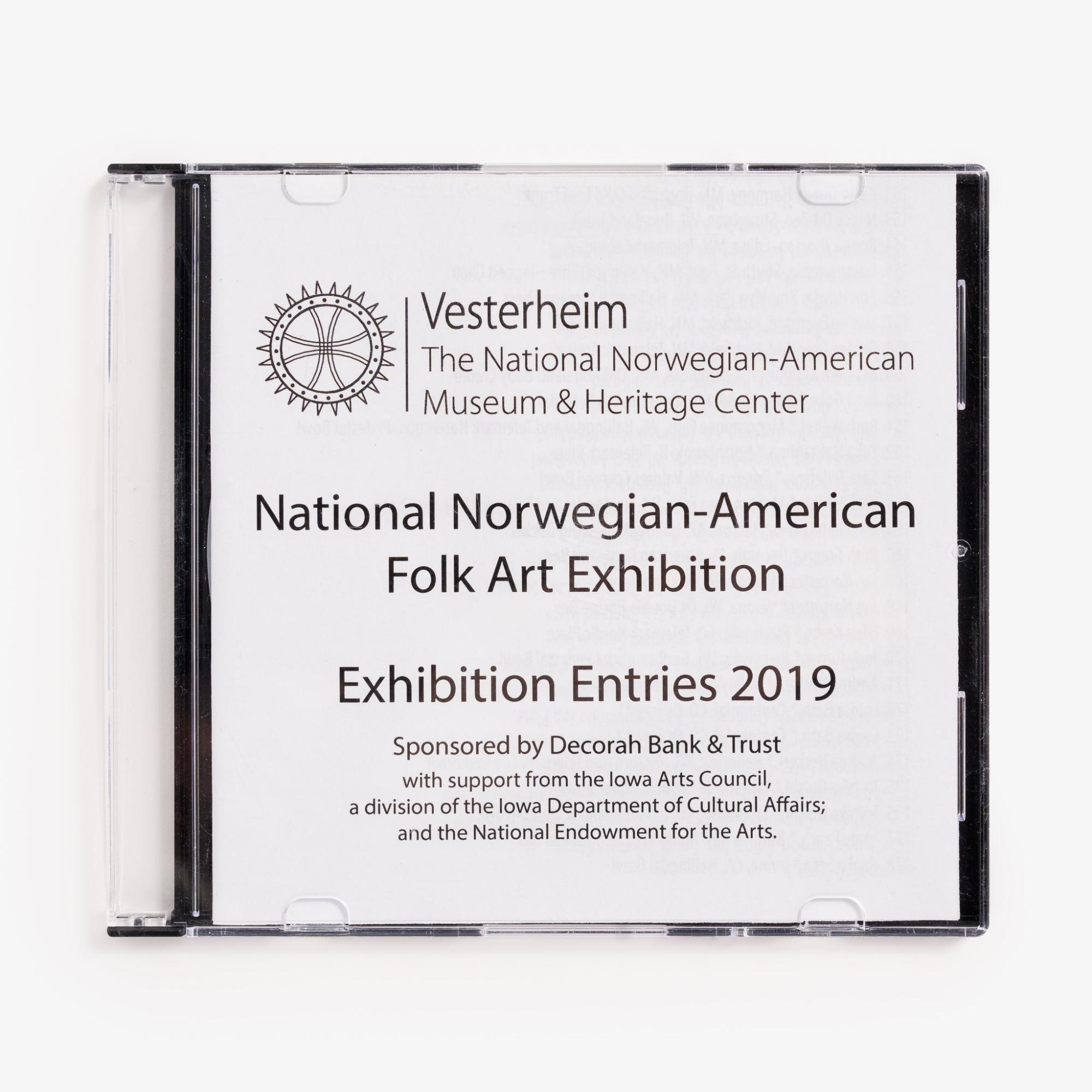 2019 National Norwegian-American Folk Art Exhibition – CD of Images  |  Instruction DVDs & CDs Folk Art Supplies Instruction DVDs & CDs