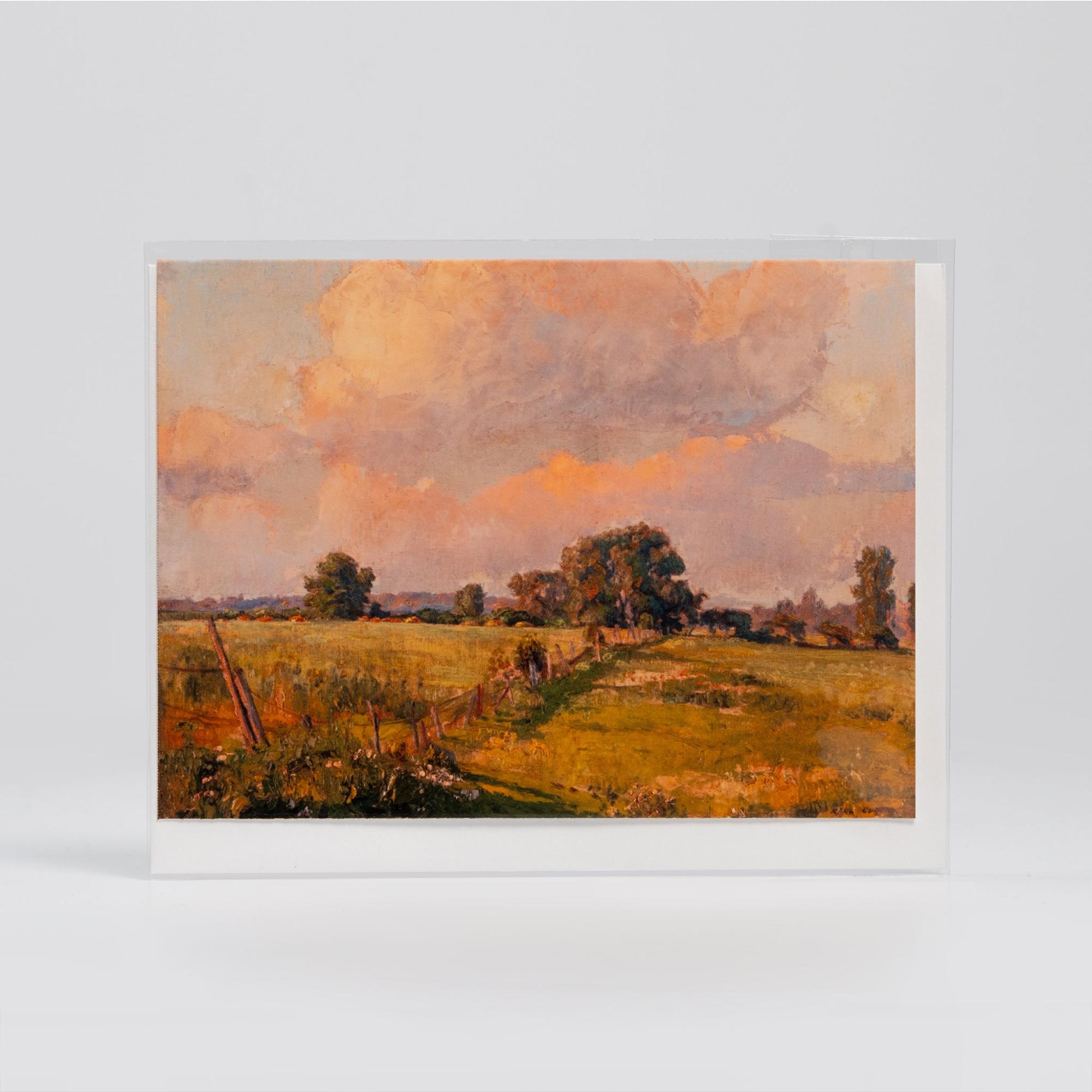 American Farm Scene by Karl Ouren –  Collection Card  |  Single Cards Cards & Calendars Single Cards