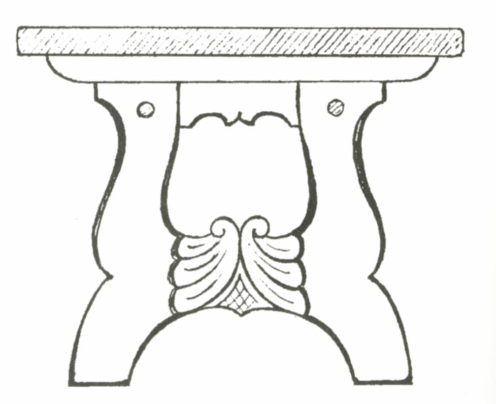 Amrud Acanthus Carving Pattern #41- Sofabord (Coffee Table)  |  Woodworking Woodworking