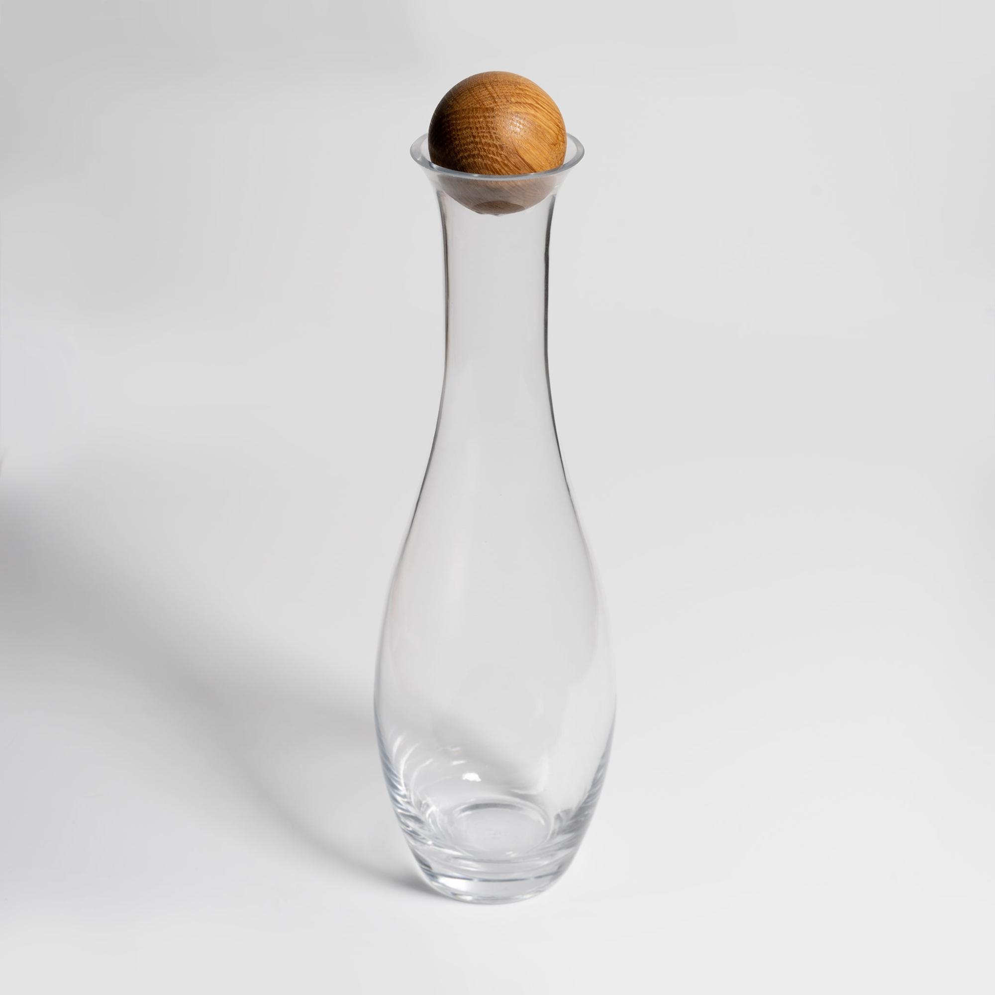 Carafe with Oak Stopper by Sagaform  |  Serving Kitchen Serving