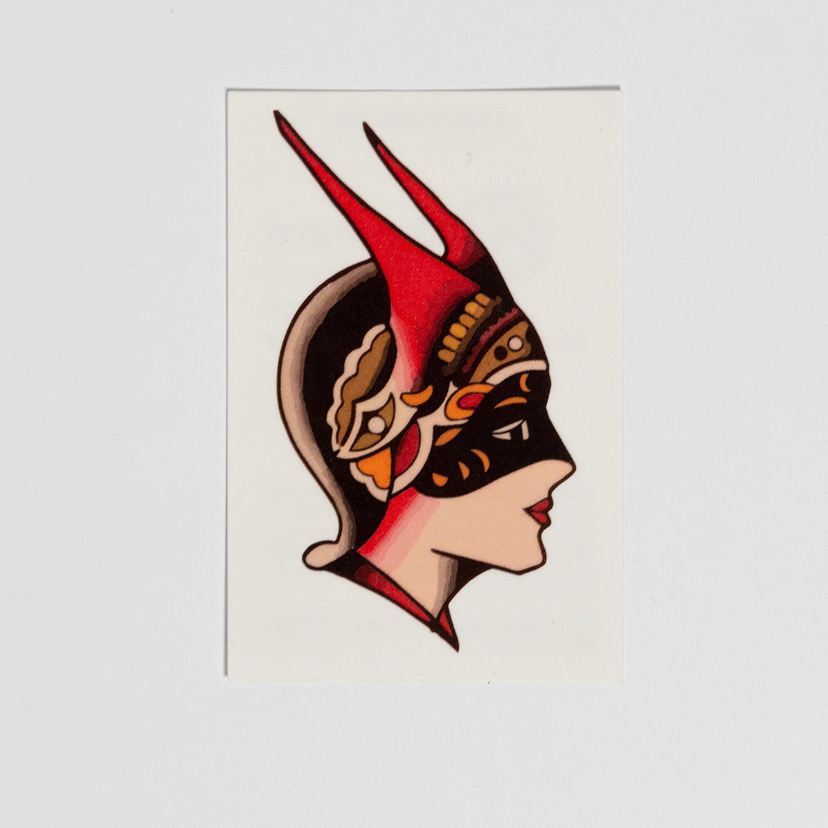 Custom  Temporary Tattoo – Girl Head  |  Novelties For Fun Novelties