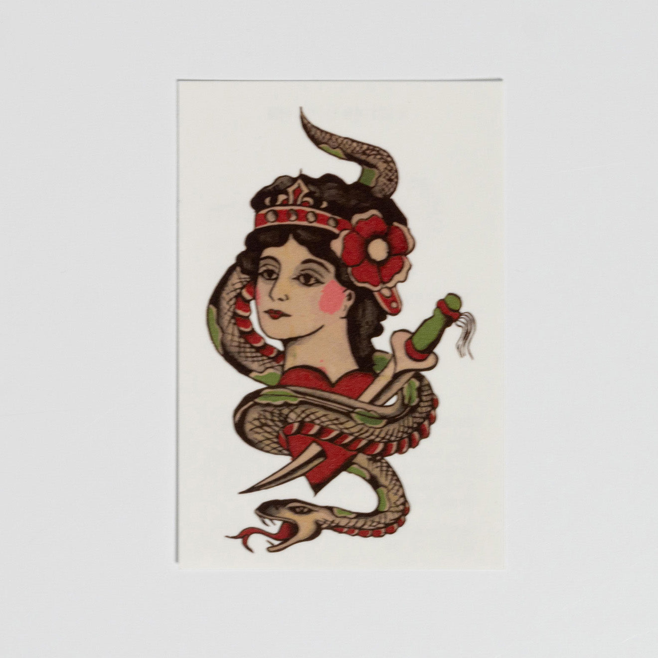 Custom  Temporary Tattoo – Girl Snake  |  Novelties For Fun Novelties