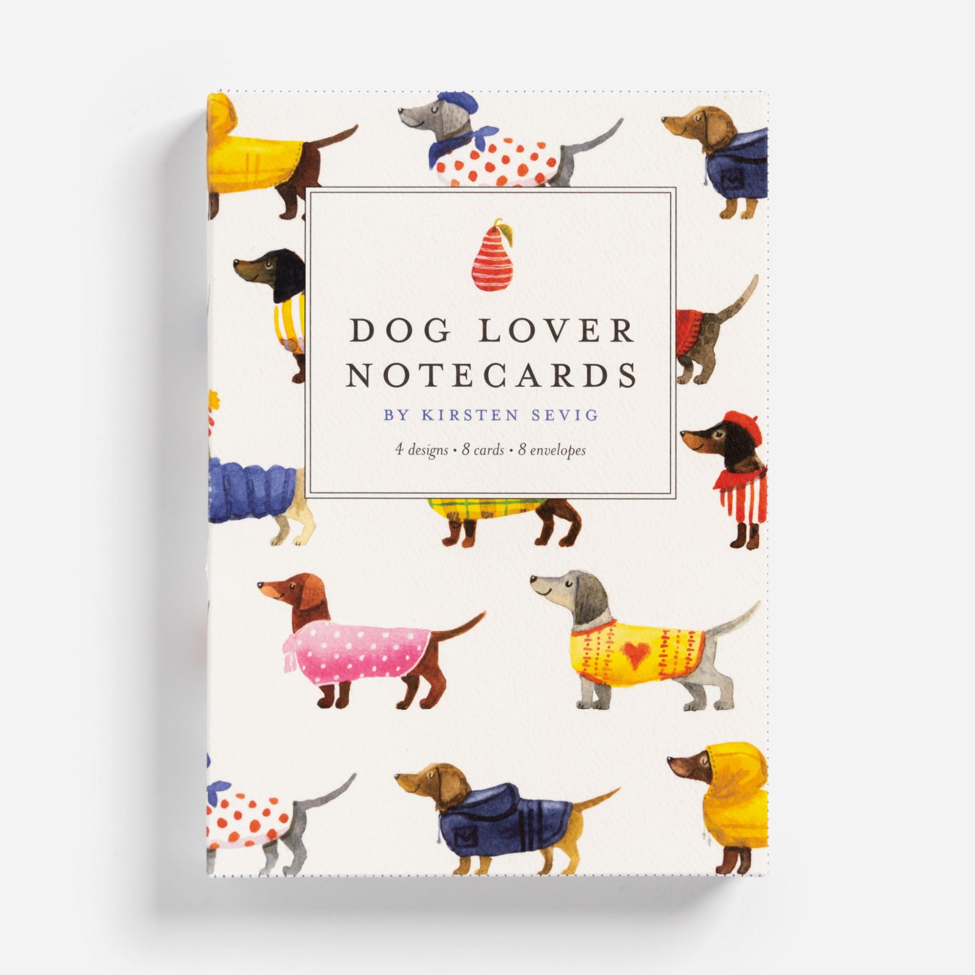 Dog Lover Notecards Set by Kirsten Sevig  |  Card Packets Card Packets Card Packets