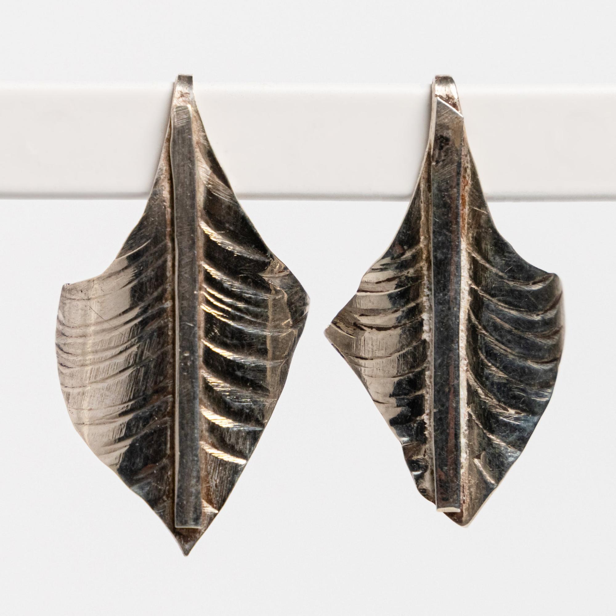 Fine Silver Viking Ship Earrings by Jana Peterson  |  Jewelry Handcrafted Art Jewelry