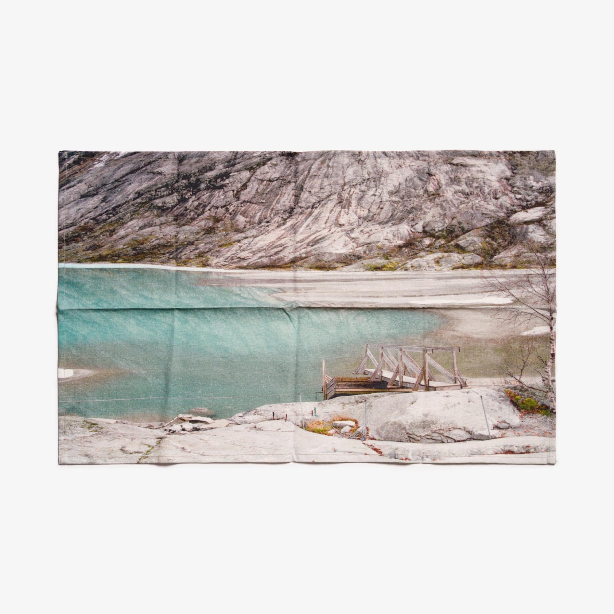 Glacier Tea Towel by Susan Fosse  |  Towels, Runners, & Washcloths Kitchen Towels, Runners, & Washcloths