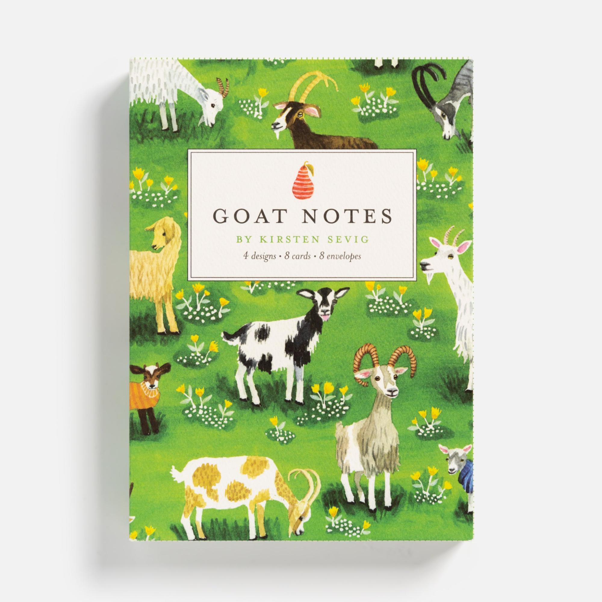 Goat Notes Set by Kirsten Sevig  |  Card Packets Card Packets Card Packets