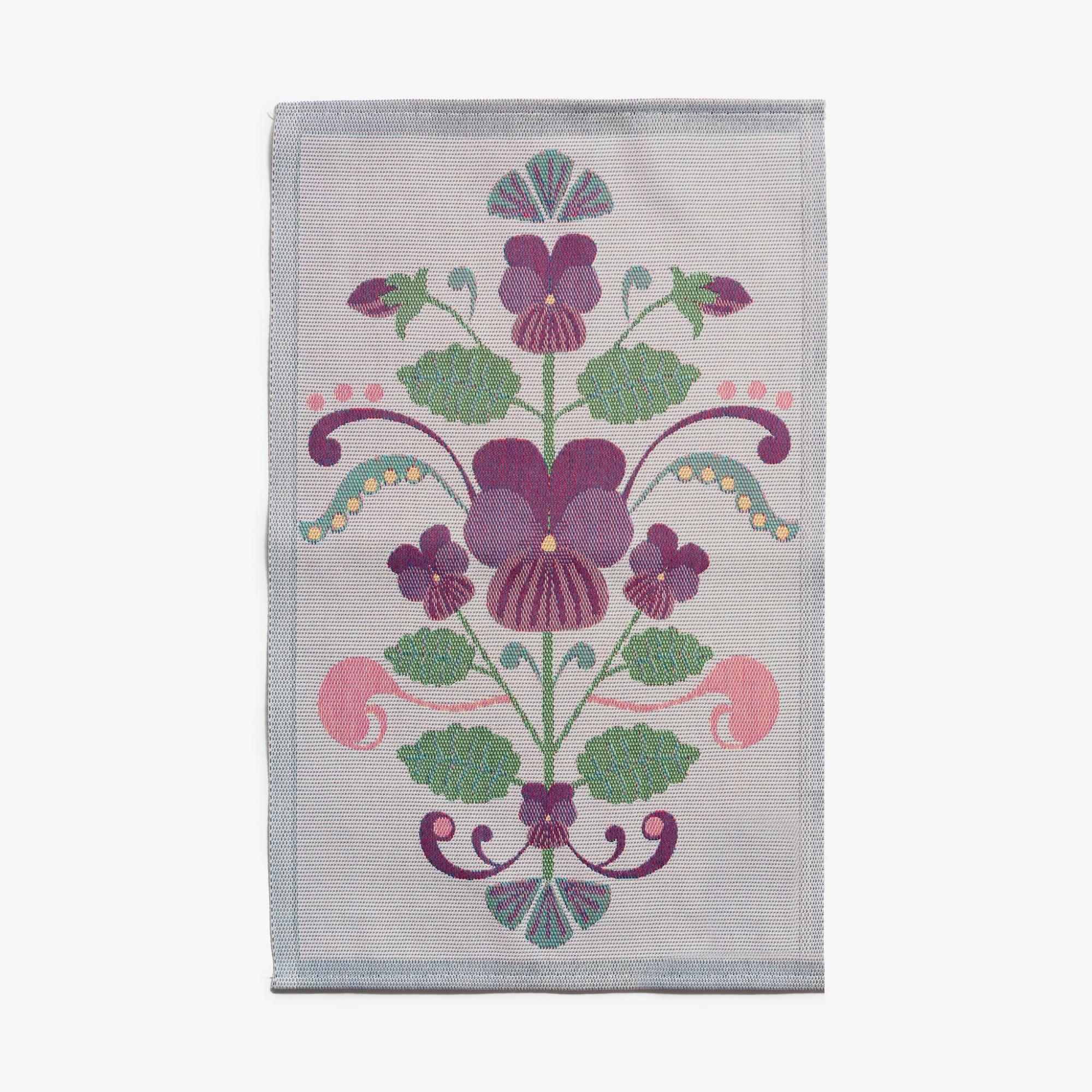 Lindas Viol Towel from Ekelund  |  Towels, Runners, & Washcloths Kitchen Towels, Runners, & Washcloths