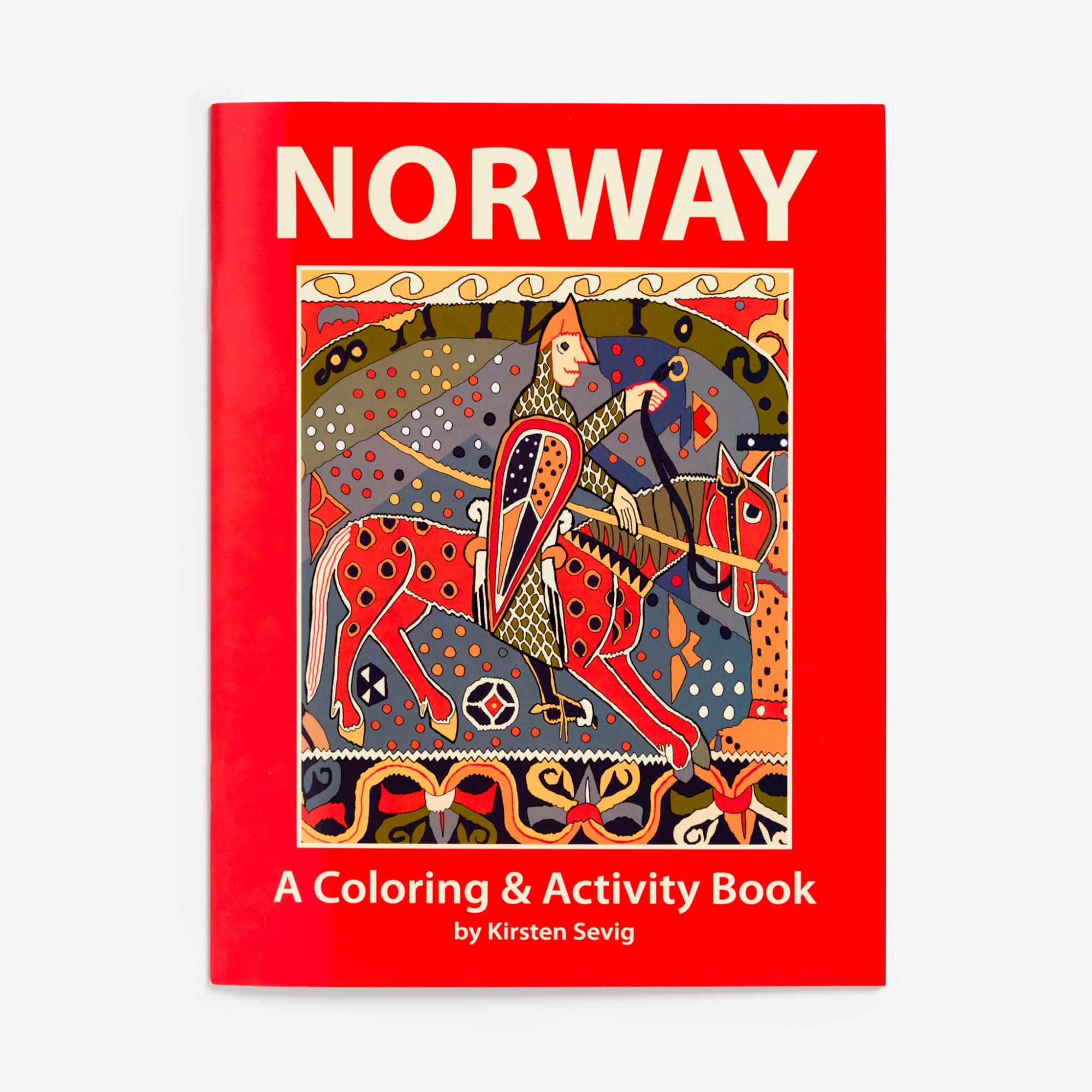 Norway Coloring & Activity Book by Kirsten Sevig  |  Children Books Children