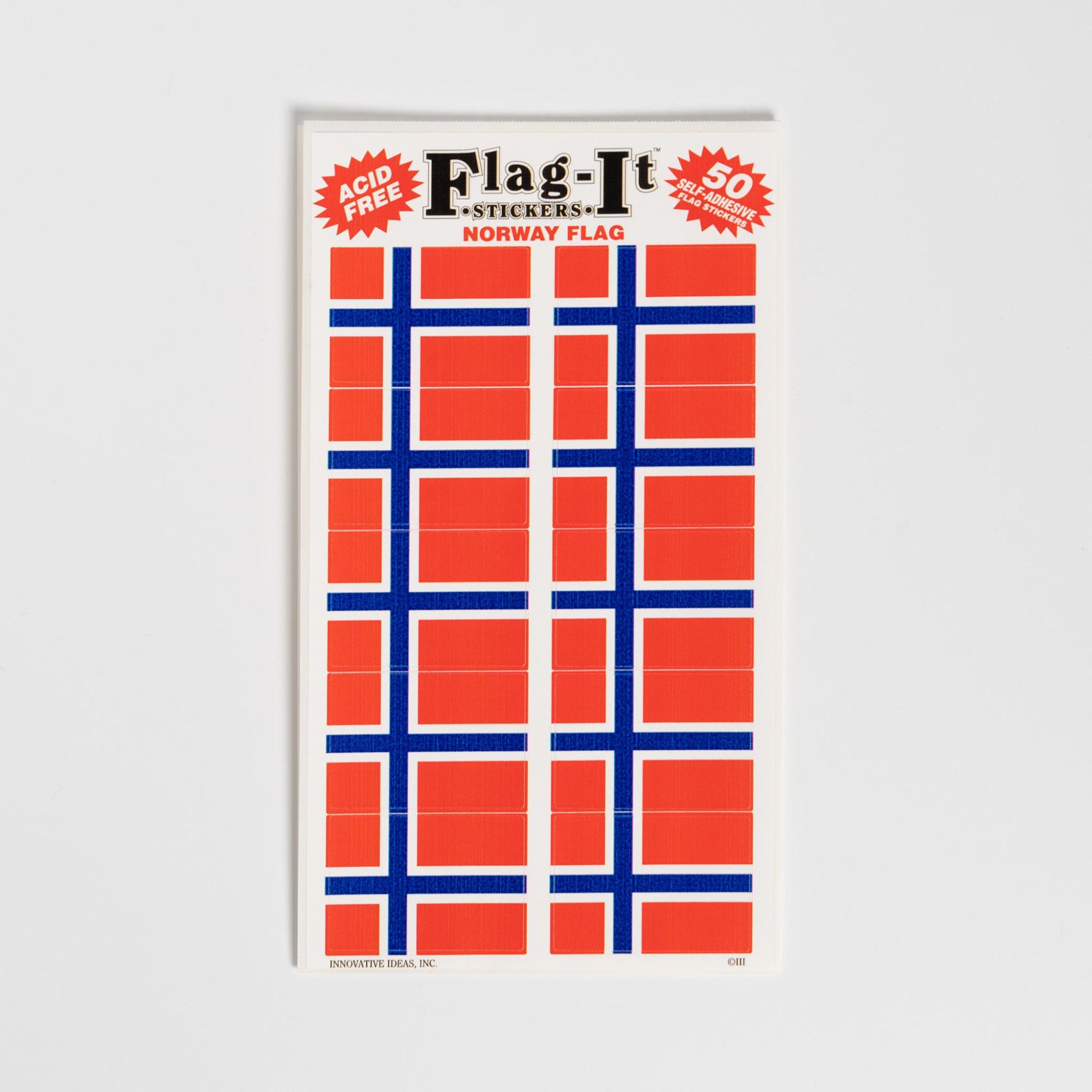 Norway Flag Stickers  |  Novelties For Fun Novelties