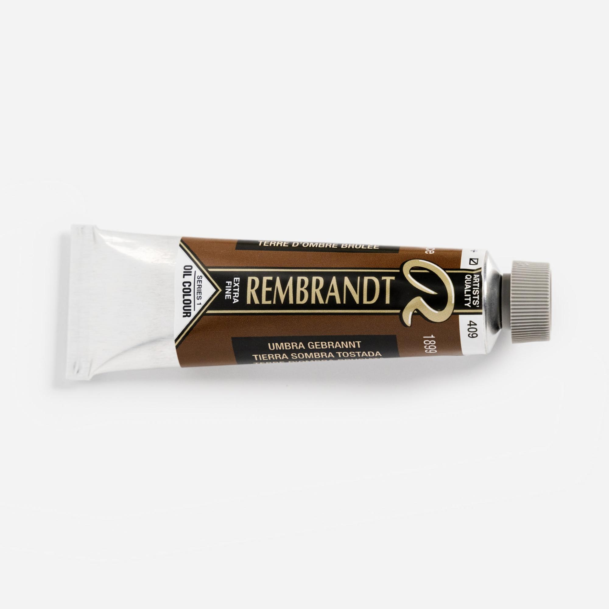 Rembrandt Artists’ Oil Paint – Burnt Umber  |  Paints Folk Art Supplies Paints