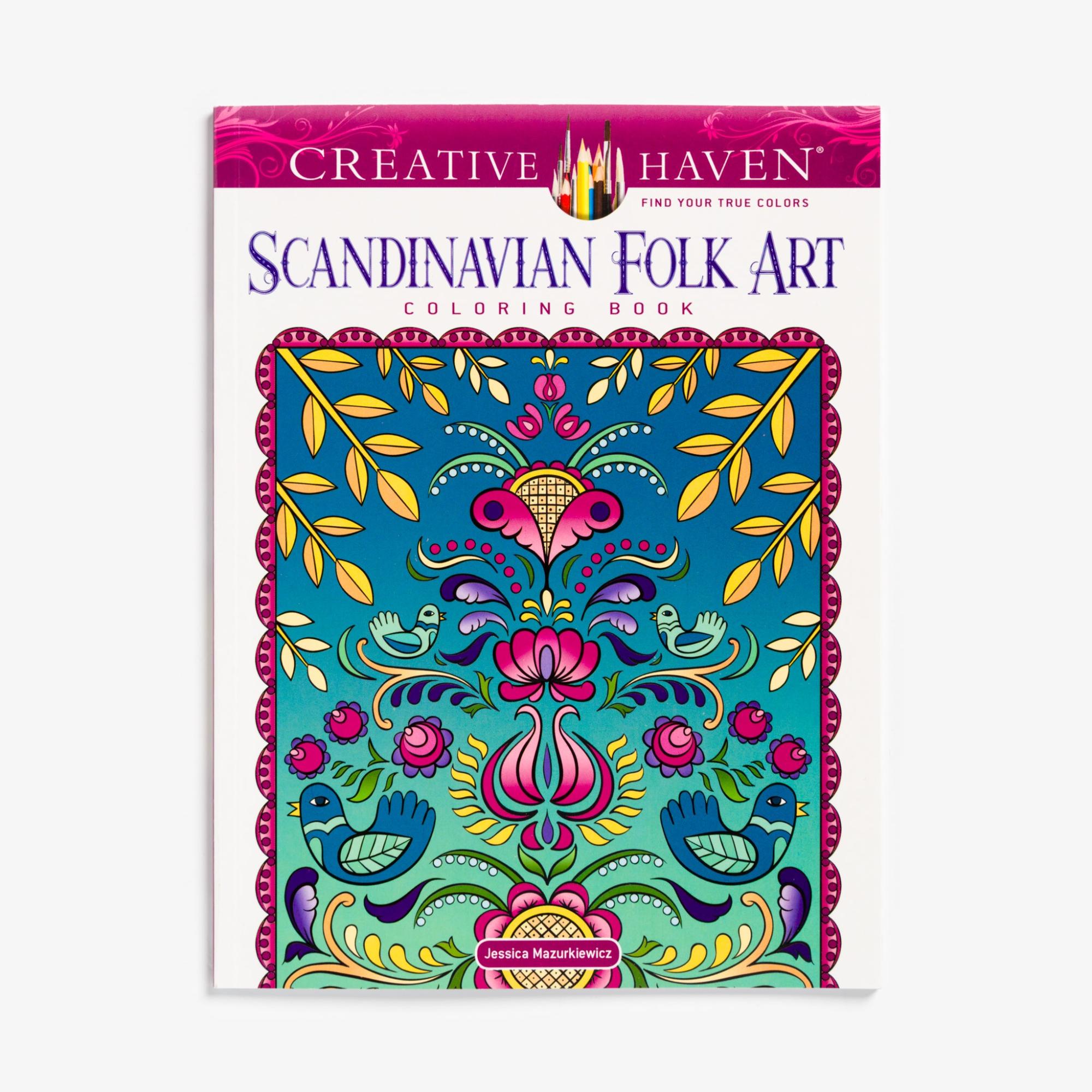 Scandinavian Folk Art Coloring Book  |  Toys For Fun Toys