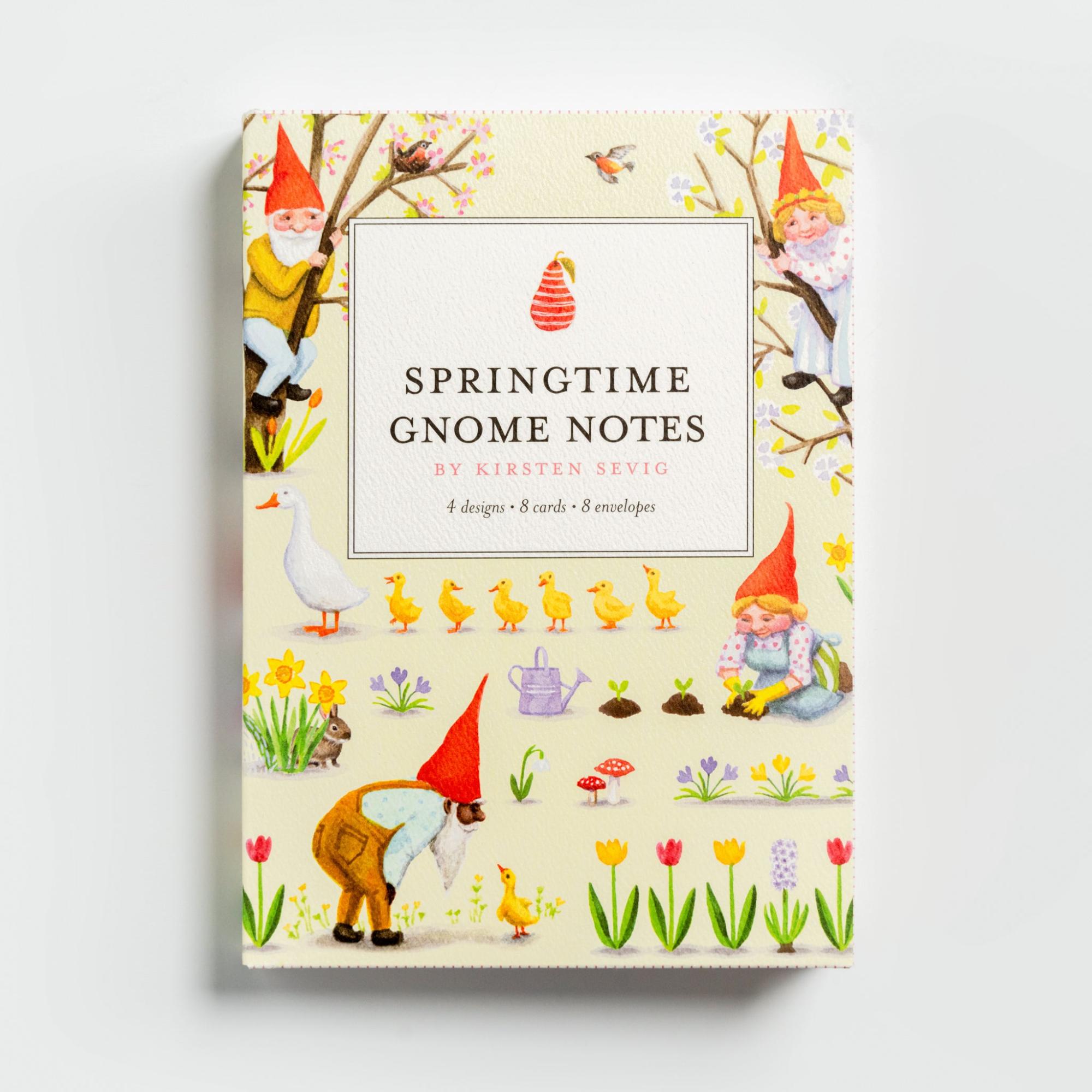 Springtime Gnome Notes Set by Kirsten Sevig  |  Card Packets Card Packets Card Packets