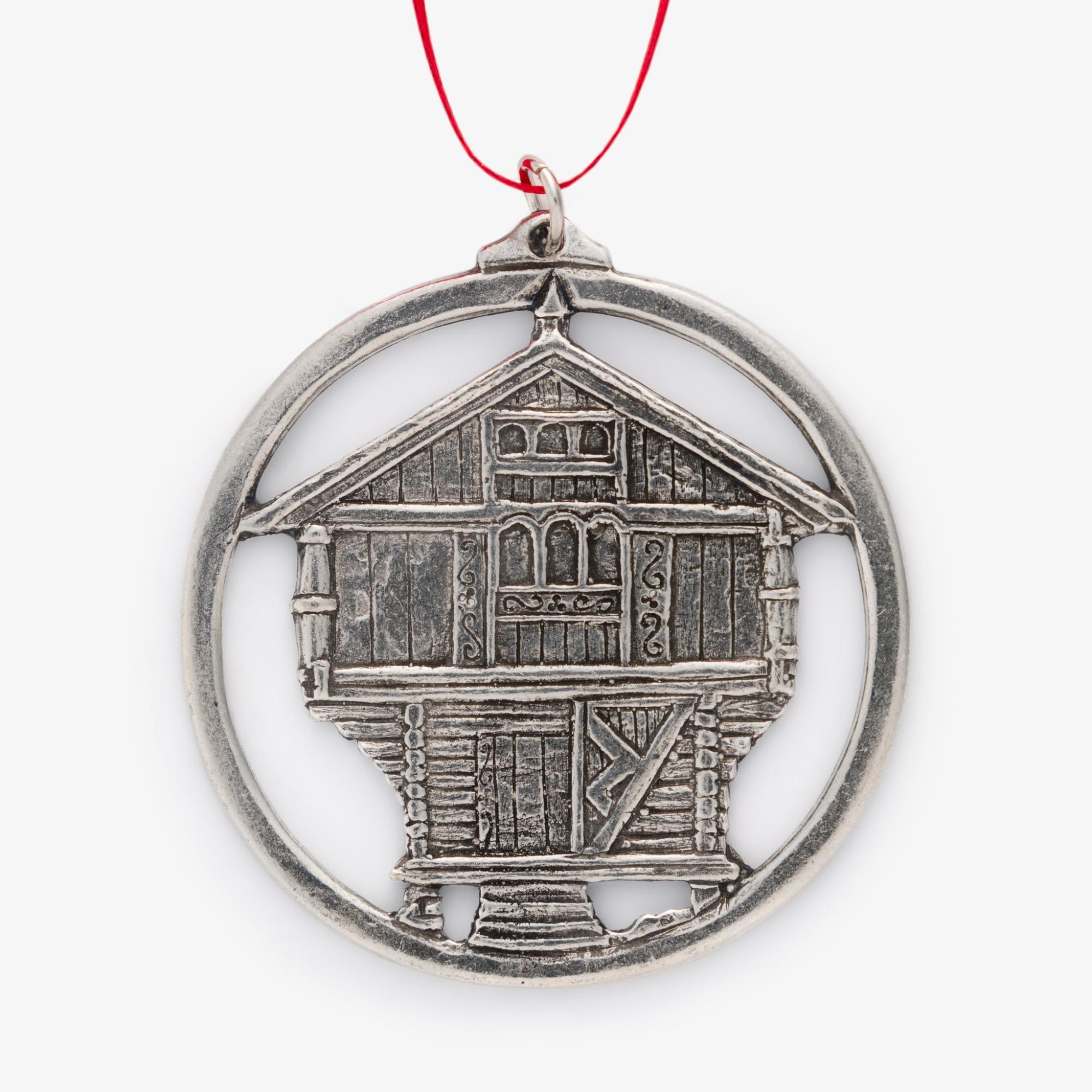 Stabbur Pewter Ornament by Tinn-Per  |  Ornaments Gifts Ornaments