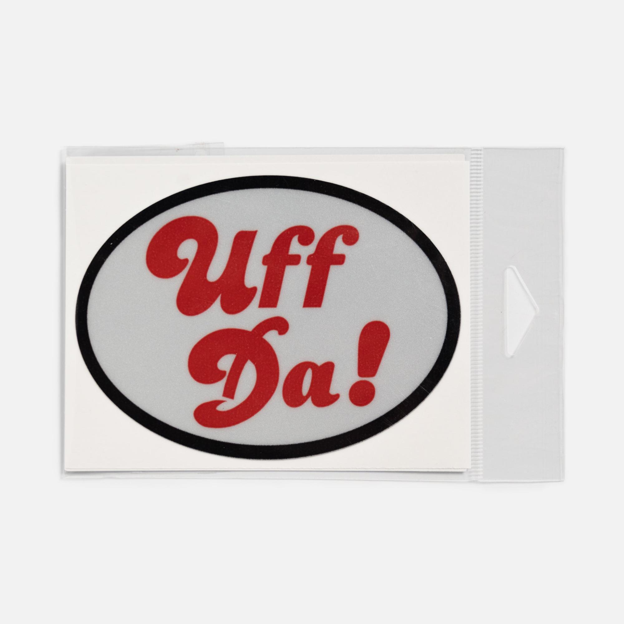 Uff Da! Oval Decal  |  Novelties For Fun Novelties