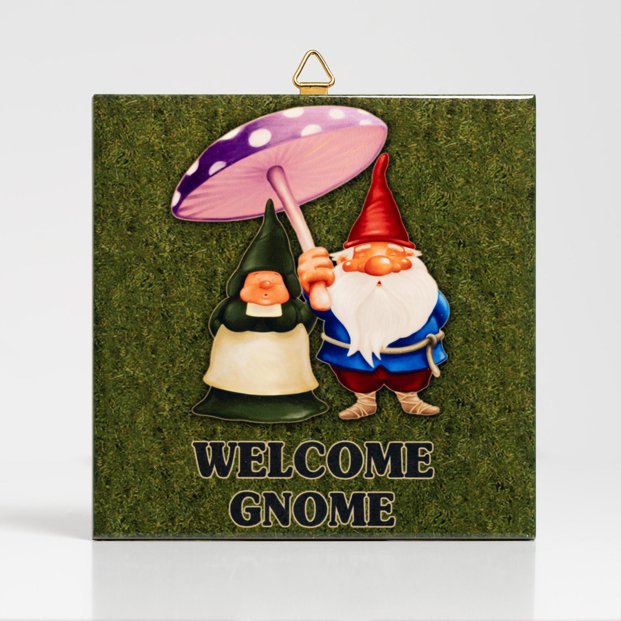 Welcome Gnome Trivet  |  Trivets & Coasters Kitchen Trivets & Coasters